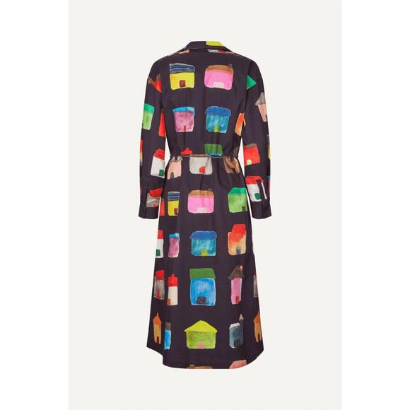 NEW STINE GOYA longsleeve workwear dress in refugios - Picture 4 of 4